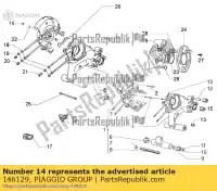 146129, Piaggio Group, rib vespa px vespa px zapm74100, zapm74101 zapm74200, zapm743d 125 150 200 1985 1992 2007 2008 2011 2016 2017 2018, New