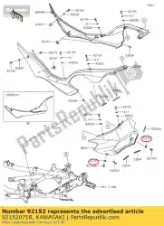 Here you can order the collar zx1000e8f from Kawasaki, with part number 921520718: