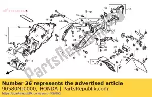 honda 90580MJ0000 lavadora, volt e combustível - Lado inferior