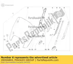 Tutaj możesz zamówić ok? Adka sinistra asta sinistra od Piaggio Group , z numerem części 1B006869: