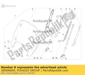 Piaggio Group 1B006869 ok?adka sinistra asta sinistra - Dół