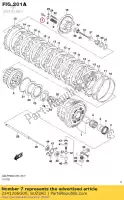 2141206G00, Suzuki, bolt,clutch spr suzuki  dl gsx r 600 750 1000 2002 2003 2004 2005 2006 2007 2008 2009 2010 2011 2012 2014 2015 2016 2017 2018 2019, New