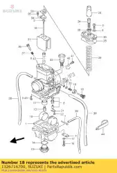 Aquí puede pedir ajustador, acelerador de Suzuki , con el número de pieza 1326716700: