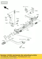 131560039, Kawasaki, d?wignia zmiany, peda? kawasaki klx  a klx110 110 , Nowy