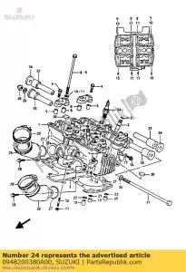 suzuki 0948200380A00 bougie sf51 - Lado inferior