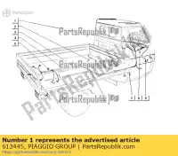 613445, Piaggio Group, faisceau de cablage     , Nouveau