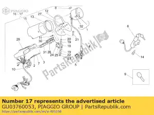 Piaggio Group GU03760053 dashboard compleet - Onderkant