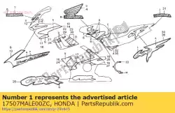 Ici, vous pouvez commander le rayure a, r. Réservoir de carburant (###) * type2 * (type2) auprès de Honda , avec le numéro de pièce 17507MALE00ZC: