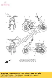 yamaha 2B7F17AE4000 hoja maestra gráfica 5 - Lado inferior