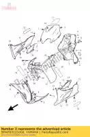 5RWF83121000, Yamaha, os?ona nóg 2 yamaha c cs 50 2005 2006 2007 2008 2009 2011 2015, Nowy