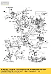 Qui puoi ordinare soggiorno, step, rr, rh, nero da Kawasaki , con numero parte 35063072918R: