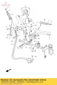 yamaha 1MD839730000 interruttore, maniglia 3 - Il fondo