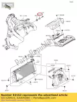 921520910, Kawasaki, collare, 6.5x10x13.1 kawasaki er6f  f er6n e kle versys d klz a vulcan special edition se en s ag bg er650 c ex650 vn b er 6n abs 6f 1000 650 en650 kle650 650l lams cafe , Nuovo