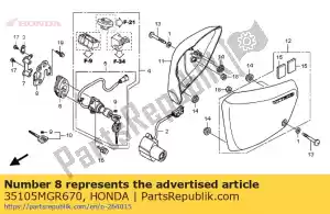 honda 35105MGR670 no description available at the moment - Bottom side