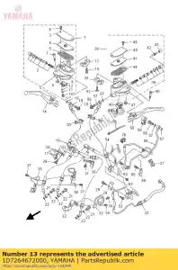 yamaha 1D7264672000 poseedor - Lado inferior