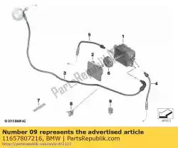 Aqui você pode pedir o grampo em BMW , com o número da peça 11657807216: