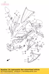 Here you can order the graphic 3 from Yamaha, with part number 5D7F8393A000: