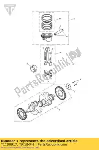 triumph T1100917 zespó? wa?u korbowego 270 ° - Dół