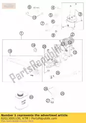 Aqui você pode pedir o handbrakecylinder cpl. Em KTM , com o número da peça 62013001100: