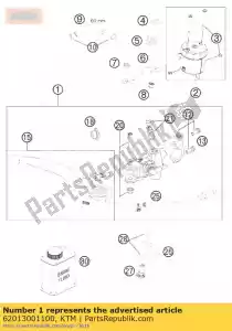 ktm 62013001100 handbrakecylinder cpl. - Lado inferior