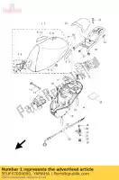 5EUF47004000, Yamaha, seat assy (zwart) yamaha yh why 50, Nieuw