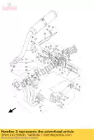 5PW146230000, Yamaha, junta, tubo de escape yamaha yzf r 1000 2002 2003, Nuevo