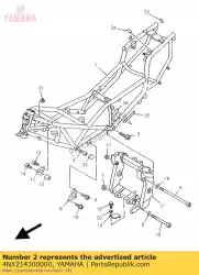 Here you can order the rear arm bracket comp. From Yamaha, with part number 4NX214300000: