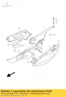 4721104F01Y7H, Suzuki, pokrywa, ramka, d? suzuki xf 650 1999, Nowy