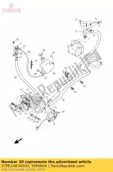 Ici, vous pouvez commander le tuyau 3 auprès de Yamaha , avec le numéro de pièce 37PE24830000: