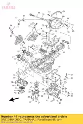 Ici, vous pouvez commander le tuyau, huile 1 auprès de Yamaha , avec le numéro de pièce 5PS134640000: