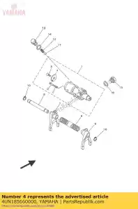 yamaha 4UN185660000 plate, side 2 - Bottom side