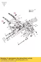 T2078099, Triumph, capo rsu monte triumph thunderbird thunderbird commander thunderbird lt thunderbird storm 1600 1700 2010 2011 2012 2013 2014 2015, Nuovo