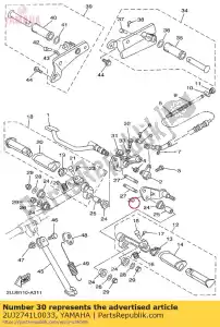 yamaha 2UJ2741L0033 support 4 - La partie au fond