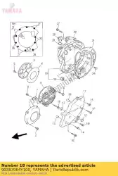 Qui puoi ordinare collare (4br) da Yamaha , con numero parte 90387064Y100: