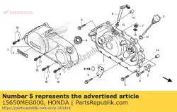 Here you can order the gauge, oil level from Honda, with part number 15650MEG000: