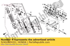 Honda 52402KZ4J21 primavera, cojín rr - Lado inferior