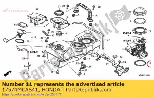 Honda 17574MCAS41 emballage, pompe à carburant - La partie au fond