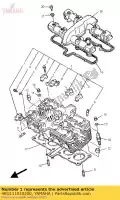 4KG111010200, Yamaha, conjunto de cabeça de cilindro yamaha xjr 1200 1300 1995 1996 1997 1998 1999, Novo