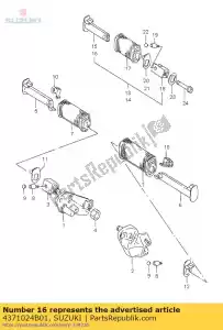 Suzuki 4371024B01 barra lateral, lh - Lado inferior