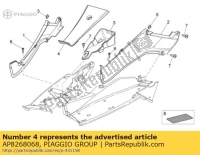 AP8268068, Aprilia, couverture de tunnel, Nouveau