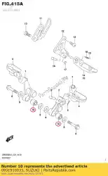 Ici, vous pouvez commander le buisson auprès de Suzuki , avec le numéro de pièce 0931910033: