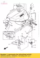 Tutaj możesz zamówić zbiornik paliwa komp. Od Yamaha , z numerem części 3GM241100001: