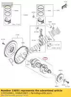 130310841, Kawasaki, 01 virabrequim-comp kawasaki kaf1000 mule prodx eps diesel prodxt 1000 , Novo