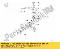 31422332054, BMW, traversino forcella inferiore (dal 08/1991) bmw  750 1985 1986 1987 1988 1989 1990 1991 1992 1993 1994 1995, Nuovo