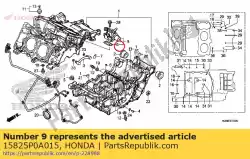 Here you can order the filter assy., spool valve from Honda, with part number 15825P0A015: