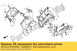 Ici, vous pouvez commander le écrou, clip, 6 mm auprès de Honda , avec le numéro de pièce 90321MM5000: