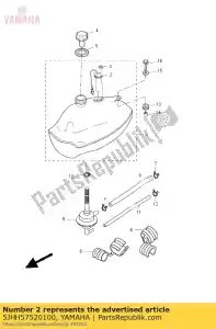 yamaha 5JHH57520100 expéditeur - La partie au fond