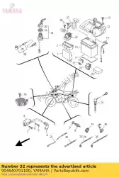 Aquí puede pedir abrazadera de Yamaha , con el número de pieza 904640701100: