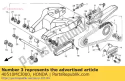 Aqui você pode pedir o caso a, corrente de transmissão em Honda , com o número da peça 40510MCJ000: