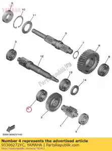 yamaha 93306272YC llevando - Lado inferior